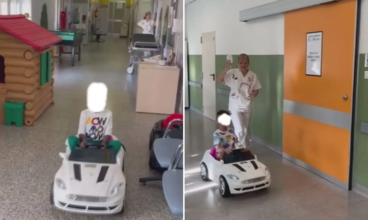 Al reparto di chirurgia pediatrica dell'Annunziata arrivano le minicar per i piccoli pazienti