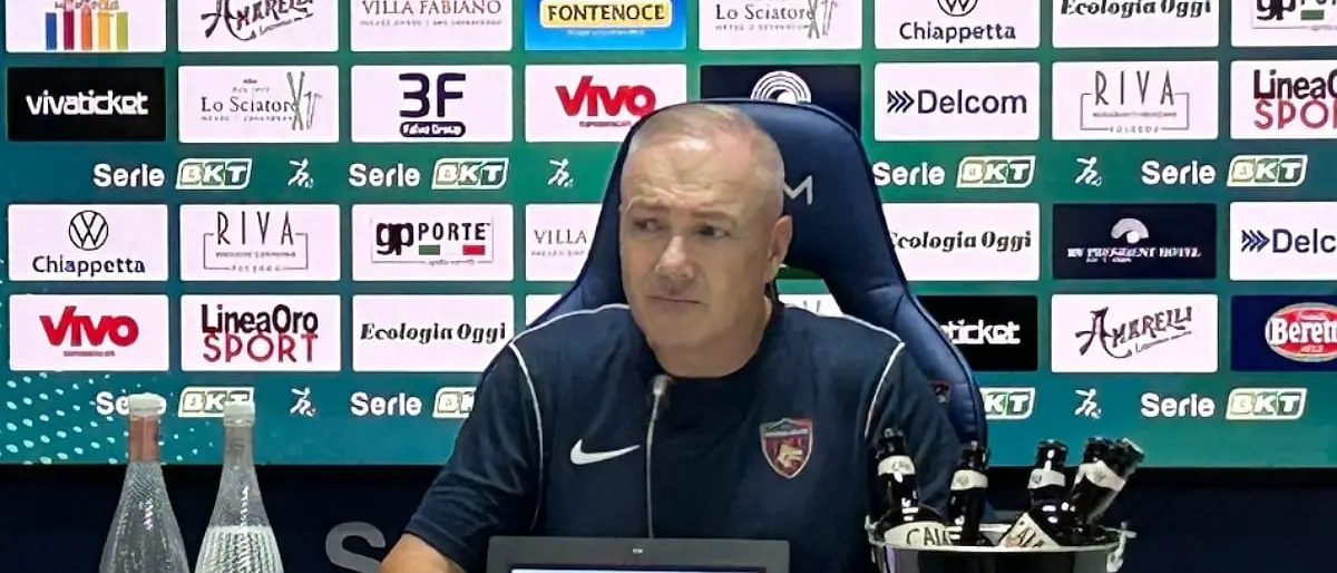 Alvini: «Il ko di Castellammare ha influito sull'umore, ma il Cosenza è pronto per il Palermo»