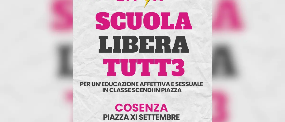 Cosenza si mobilita contro la risoluzione anti-gender della Lega: sit-in in piazza XI settembre
