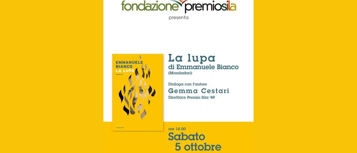Premio Sila, riparte il viaggio da \"La Lupa\" di Emanuele Bianco