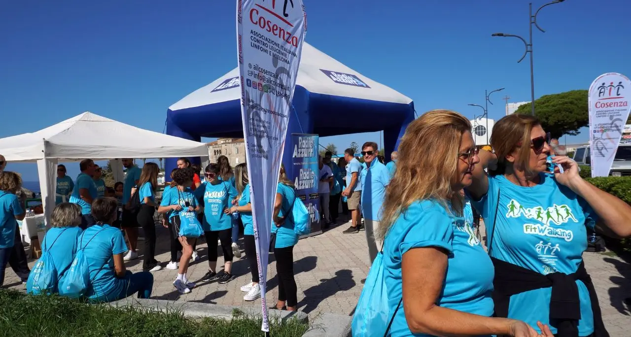 Fitwalking for Ail, Belvedere Marittimo sostiene lo sport e la ricerca con una passeggiata collettiva