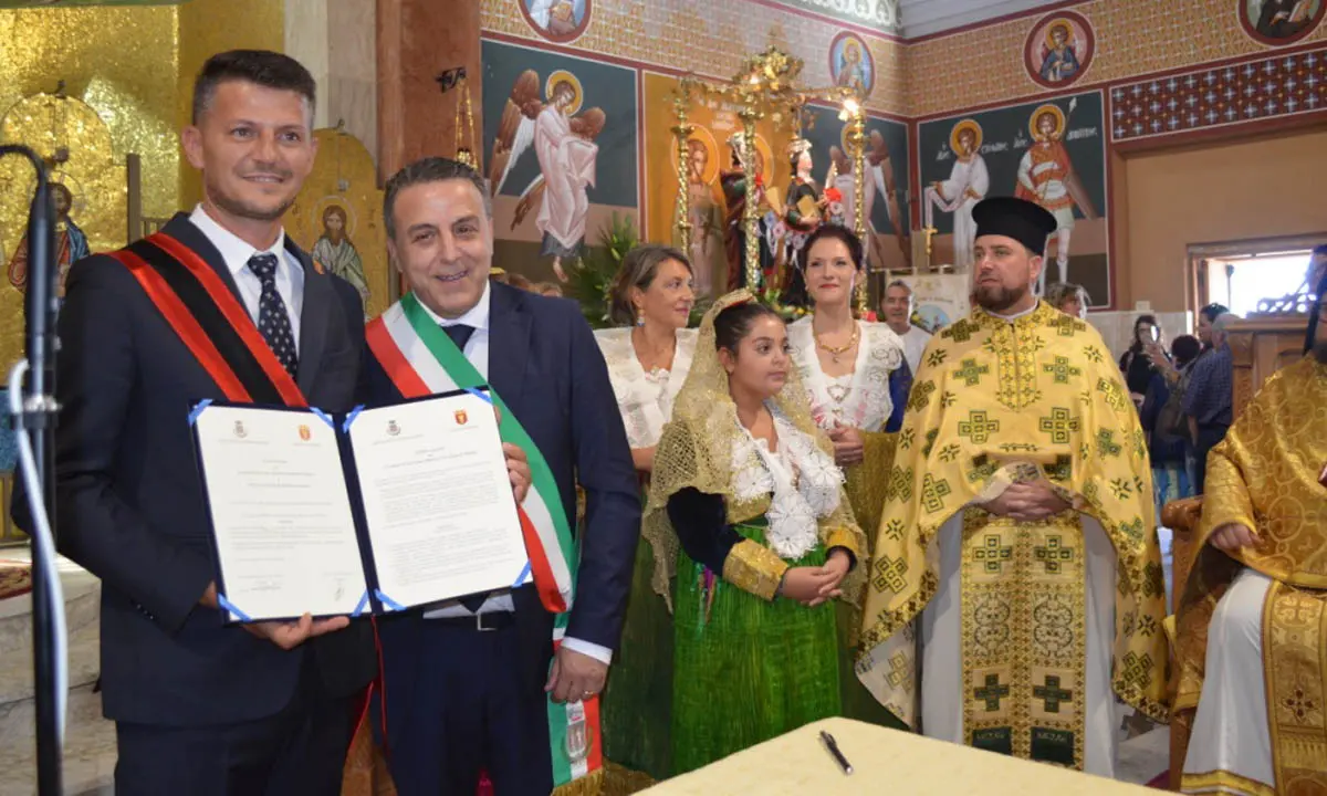 San Cosmo Albanese, celebrato il gemellaggio con Mirdizia