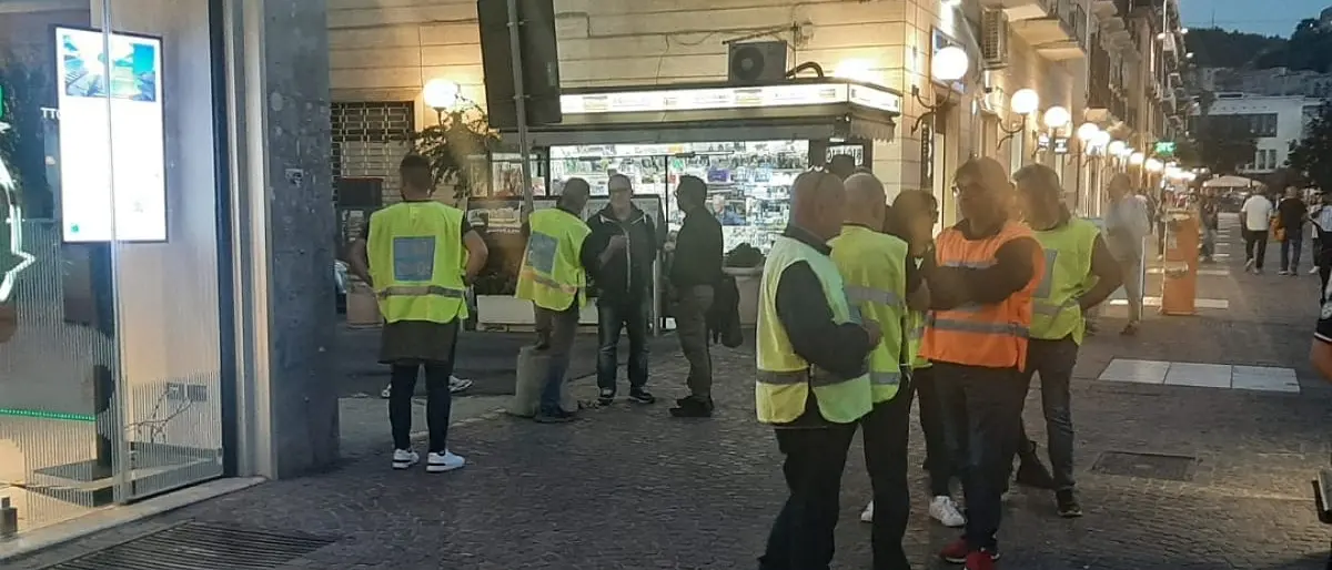 Cosenza, steward ieri in protesta a Corso Mazzini: la situazione