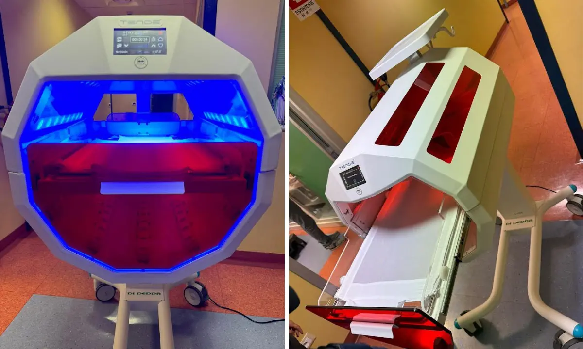 Babyblue a Cosenza, ecco la culla ad alta tecnologia per la fototerapia neonatale all’ospedale Annunziata