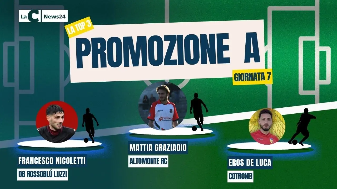Promozione Girone A, Graziadio trascina l’Altomonte e Nicoletti salva la DB Rossoblù