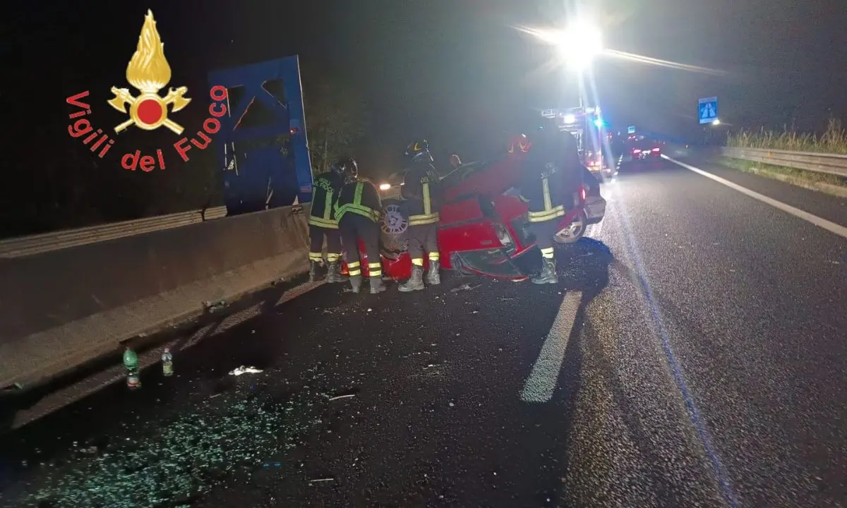 Scontro tra auto sulla SS280, quattro feriti trasportati in ospedale