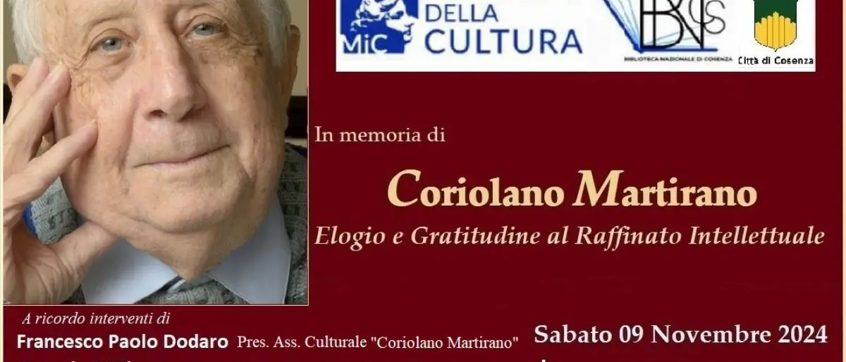 Omaggio a Coriolano Martirano, Cosenza celebra il suo illustre storico