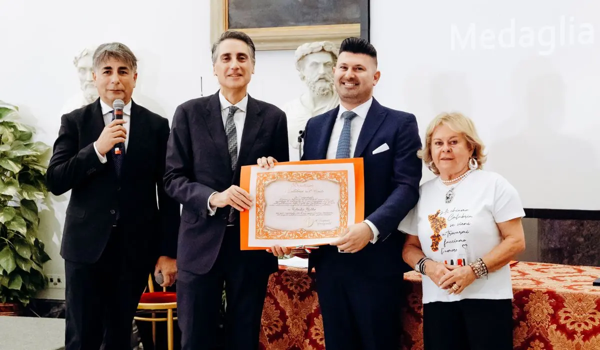 Roberto Gallo premiato al Campidoglio, il Riva Restaurant di Falerna Marina tra le eccellenze calabresi alla 56° Festa dei Calabresi nel Mondo