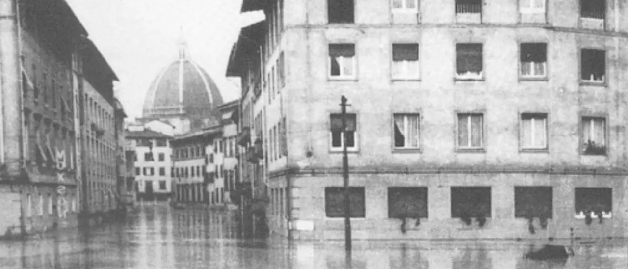 Maltempo, l'alluvione in Italia cinquantotto anni fa
