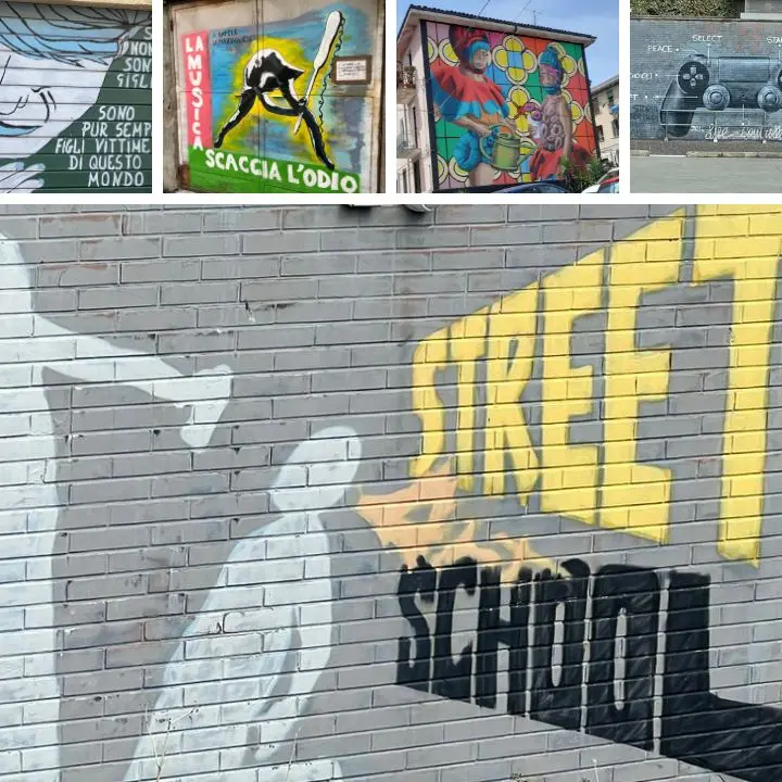 Cosenza, i murales in città colorano le periferie | FOTO