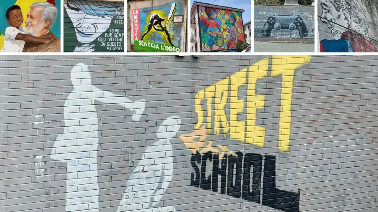Cosenza, i murales in città colorano le periferie | FOTO