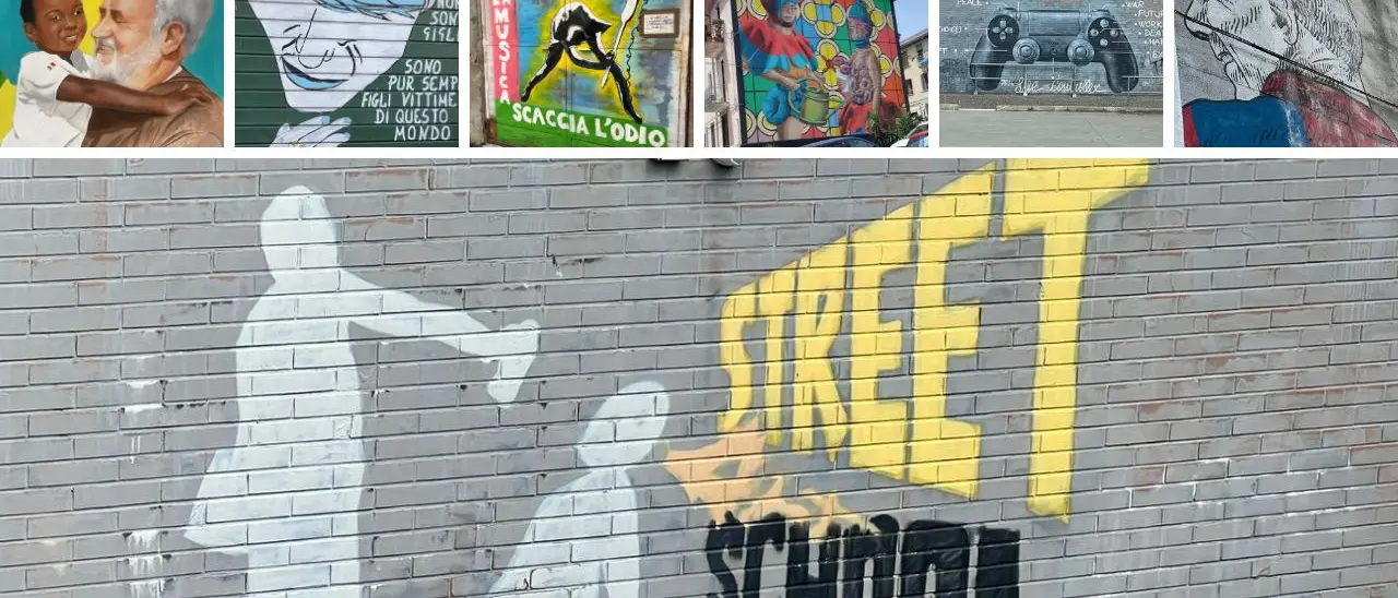 Cosenza, i murales in città colorano le periferie | FOTO