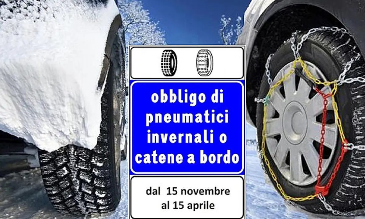 Scatta l'obbligo di catene a bordo, ecco i tratti stradali calabresi interessati fino al 15 aprile