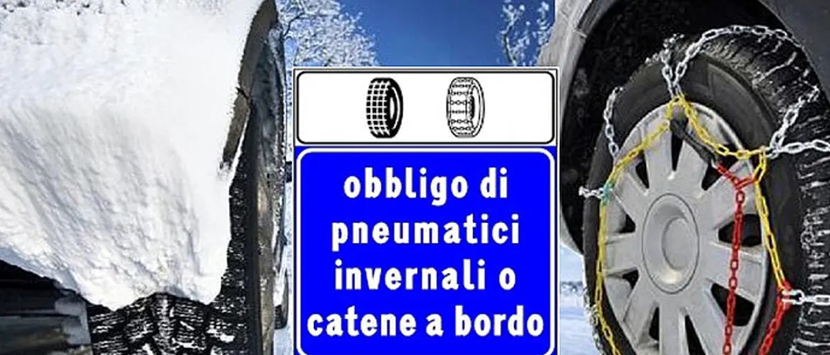 Scatta l'obbligo di catene a bordo, ecco i tratti stradali calabresi interessati fino al 15 aprile