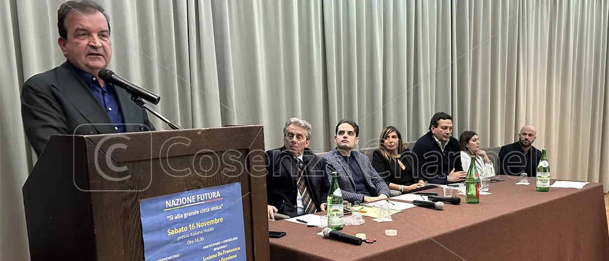 Città unica: Occhiuto, Loizzo e Orsomarso lanciano la mobilitazione per il sì al referendum