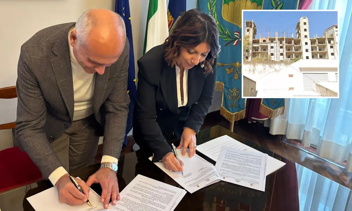 Palazzo Edera a Cosenza, firmata la convenzione Comune-Aterp per i nuovi alloggi popolari