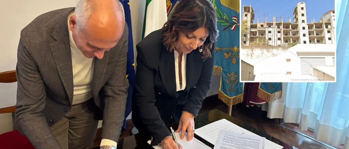 Palazzo Edera a Cosenza, firmata la convenzione Comune-Aterp per i nuovi alloggi popolari