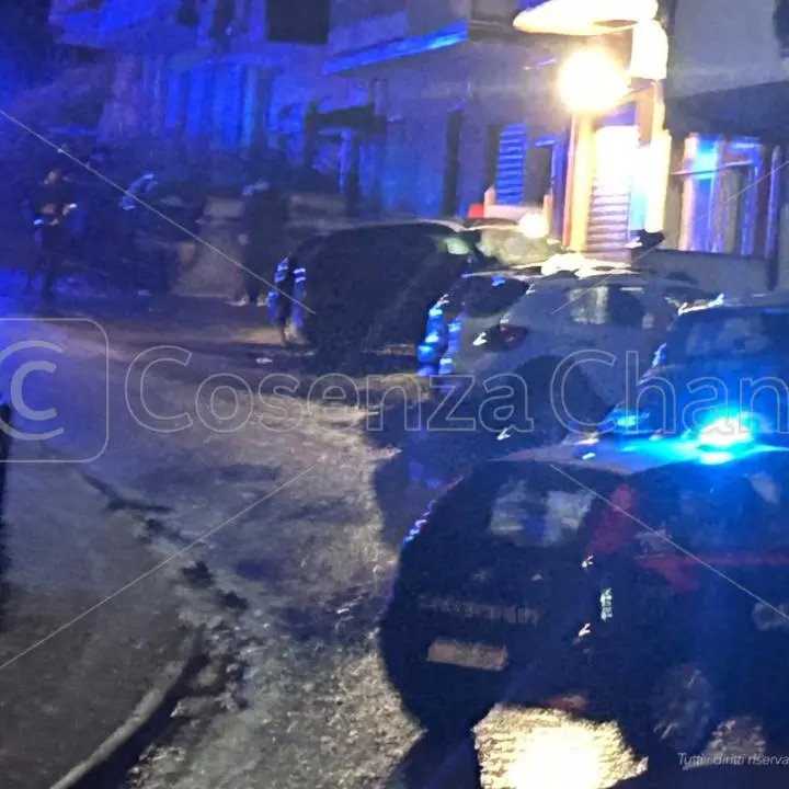 Acri, colpi di arma da fuoco esplosi in località Cappuccini