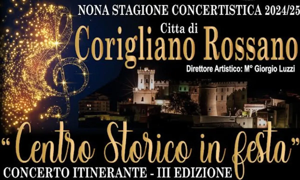 Tour musicale nelle vie del centro storico di Corigliano