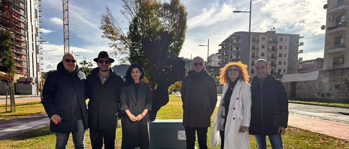 Cosenza, il sindaco Franz Caruso: «Con l’opera di Biscardi valorizziamo ancor più il Parco del Benessere»