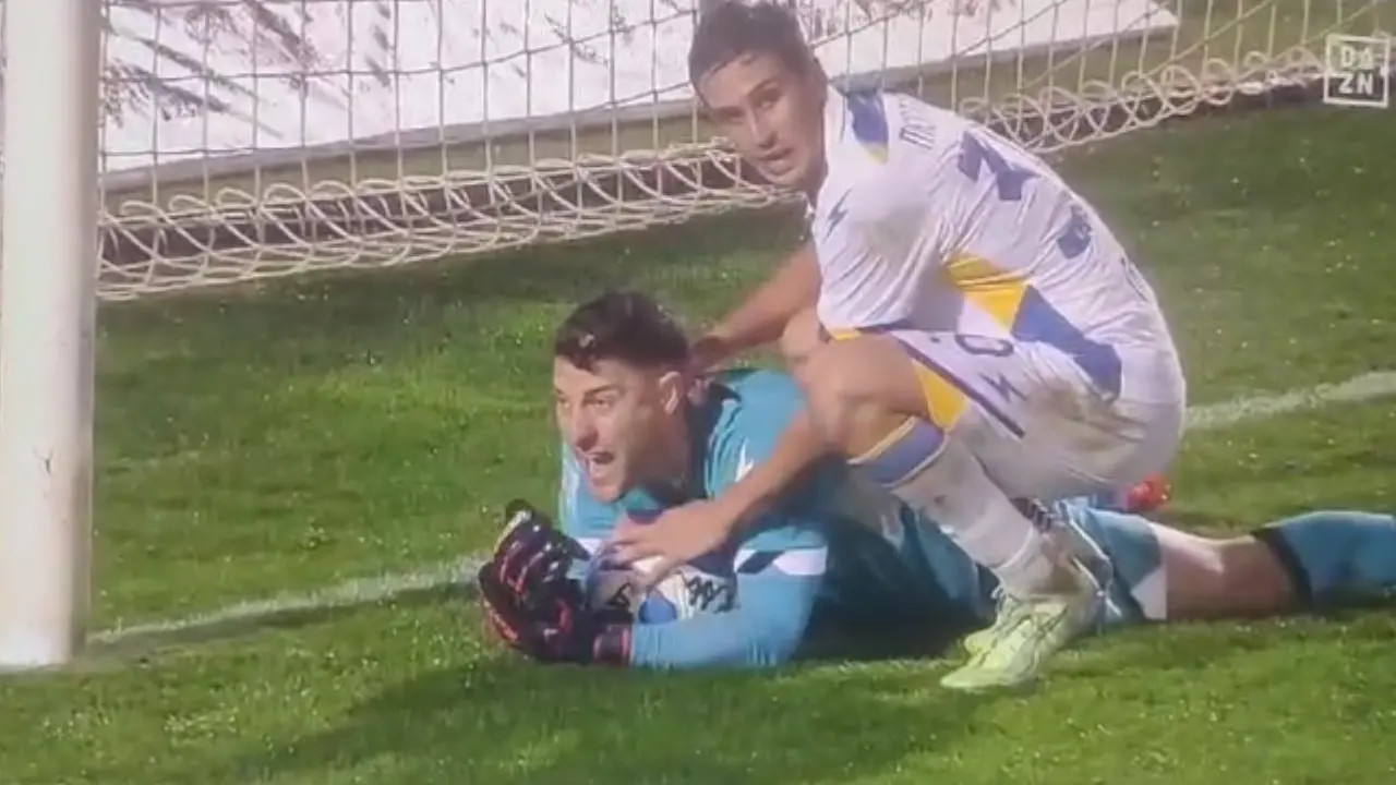 Cosenza-Frosinone, il fallo di mano che ha scatenato le ire di Alvini
