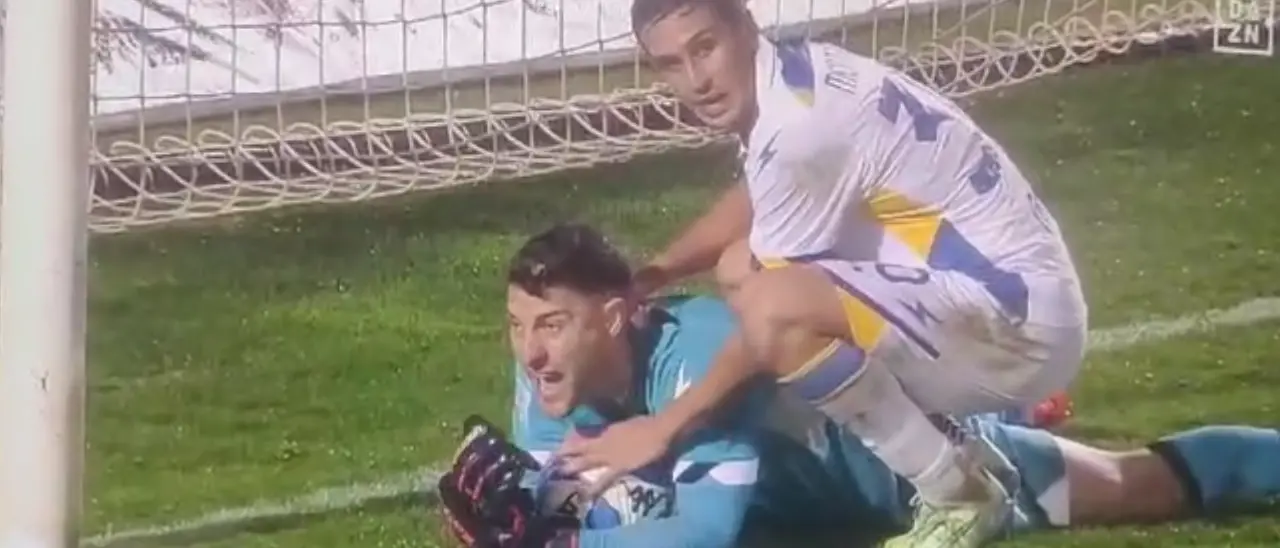 Cosenza-Frosinone, il fallo di mano che ha scatenato le ire di Alvini