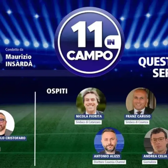 Il derby di Calabria si gioca su LaC: i sindaci di Cosenza e Catanzaro e il presidente giallorosso Noto ospiti di “11 in campo”