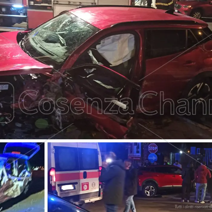 Incidente a Campora San Giovanni, tre feriti in uno scontro rocambolesco