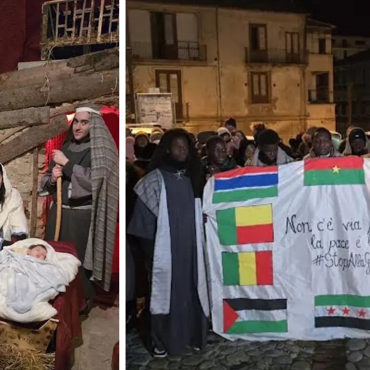 A Mendicino un messaggio di pace con il presepe inclusivo