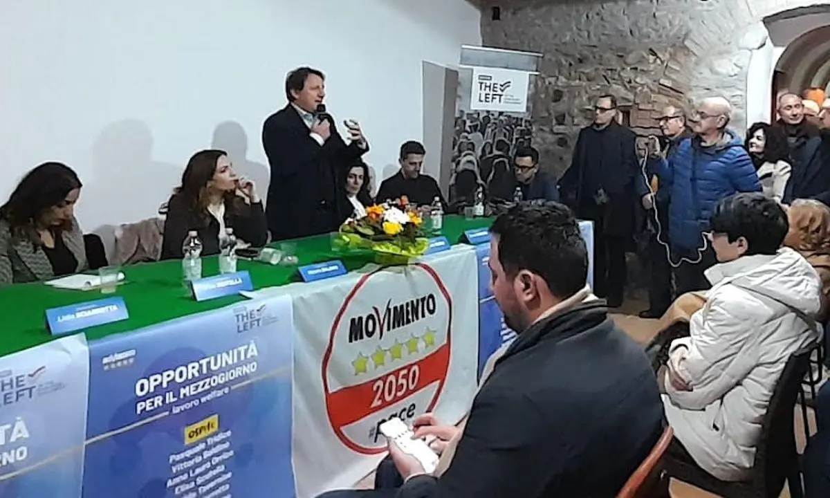 Pasquale Tridico a Corigliano Rossano, focus sui problemi della regione