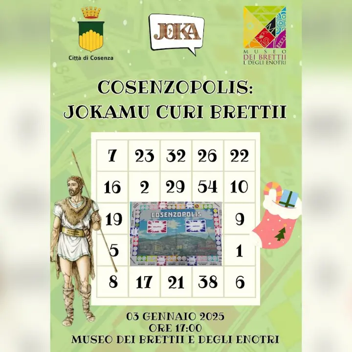 Tombolata al Museo dei Brettii e degli Enotri: un viaggio tra tradizione e cultura