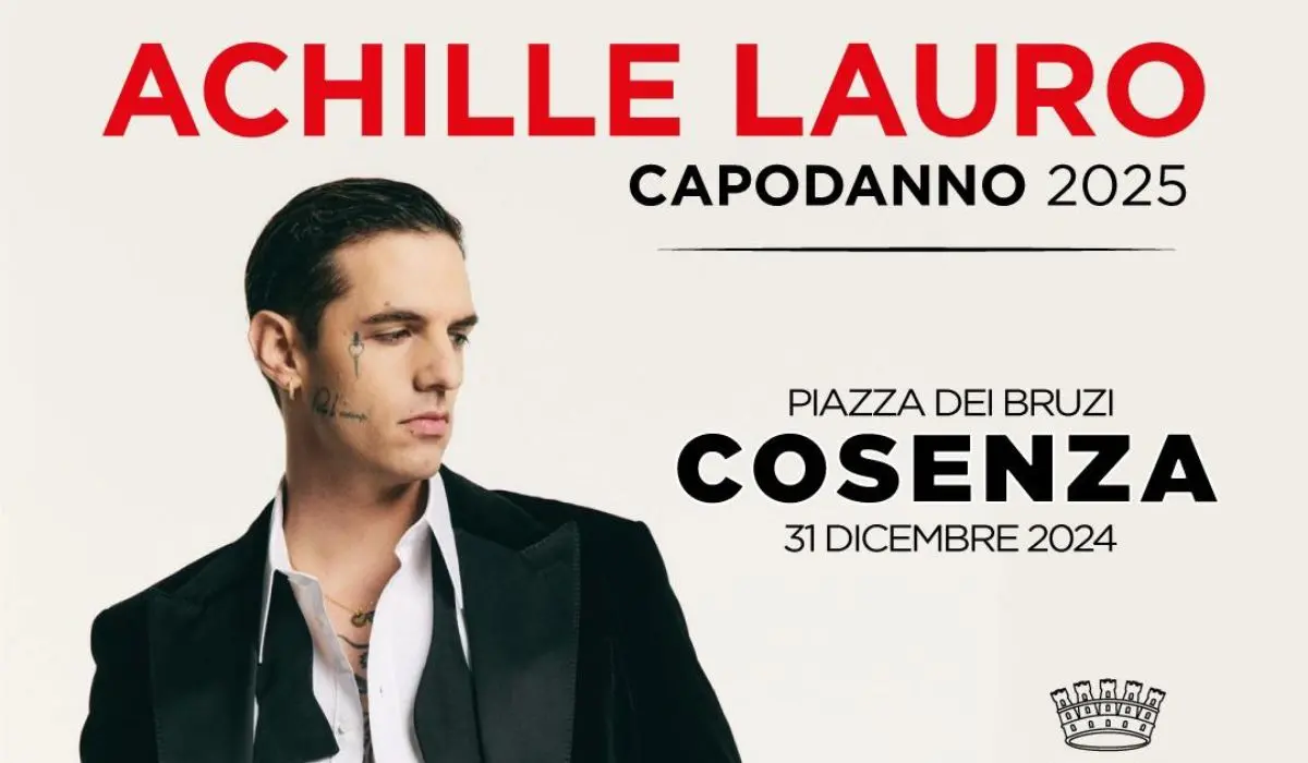 Achille Lauro protagonista del Capodanno a Cosenza, sale l'attesa