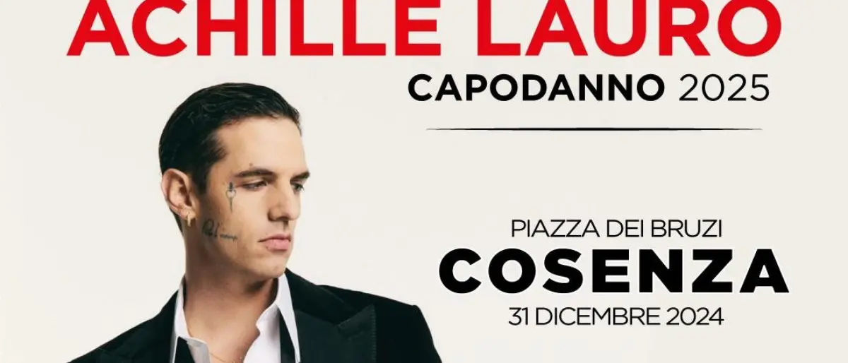 Achille Lauro protagonista del Capodanno a Cosenza, sale l'attesa