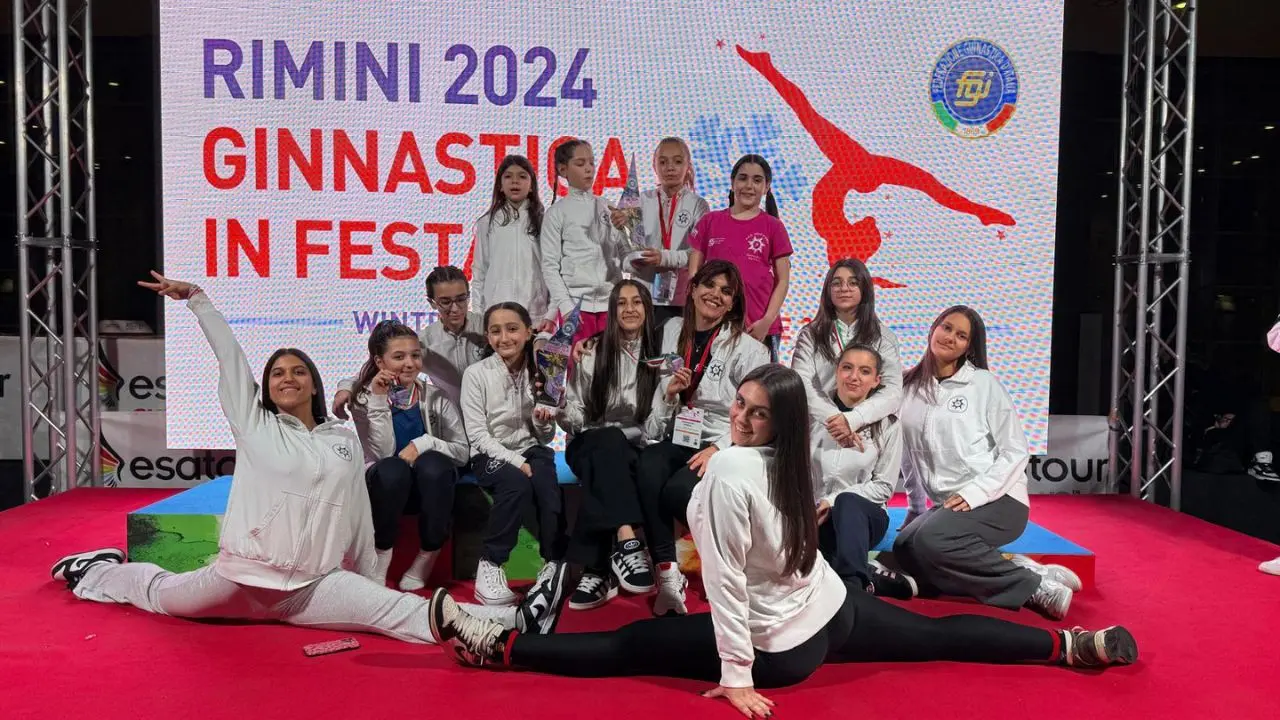 Ginnastica artistica, la \"Sole d'Oro\" di Cosenza fa incetta di medaglie a Rimini