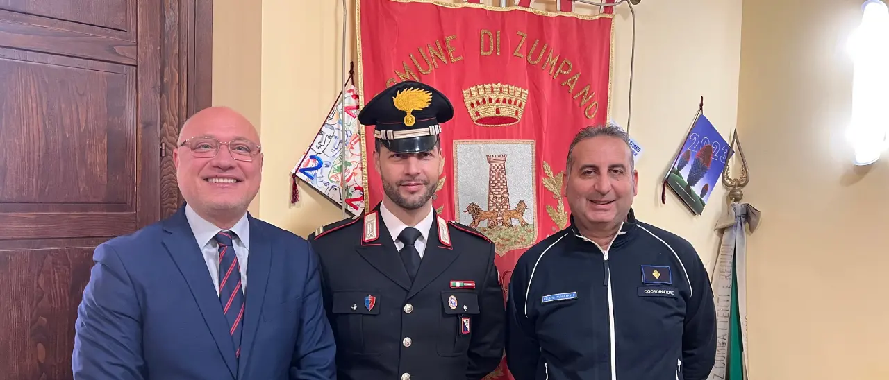 Carabinieri di Celico, il Comune di Zumpano accoglie il nuovo comandante
