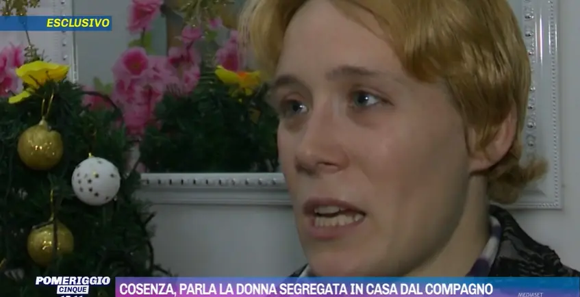 Il drammatico racconto delle donna di Luzzi sequestrata dal compagno su Pomeriggio Cinque