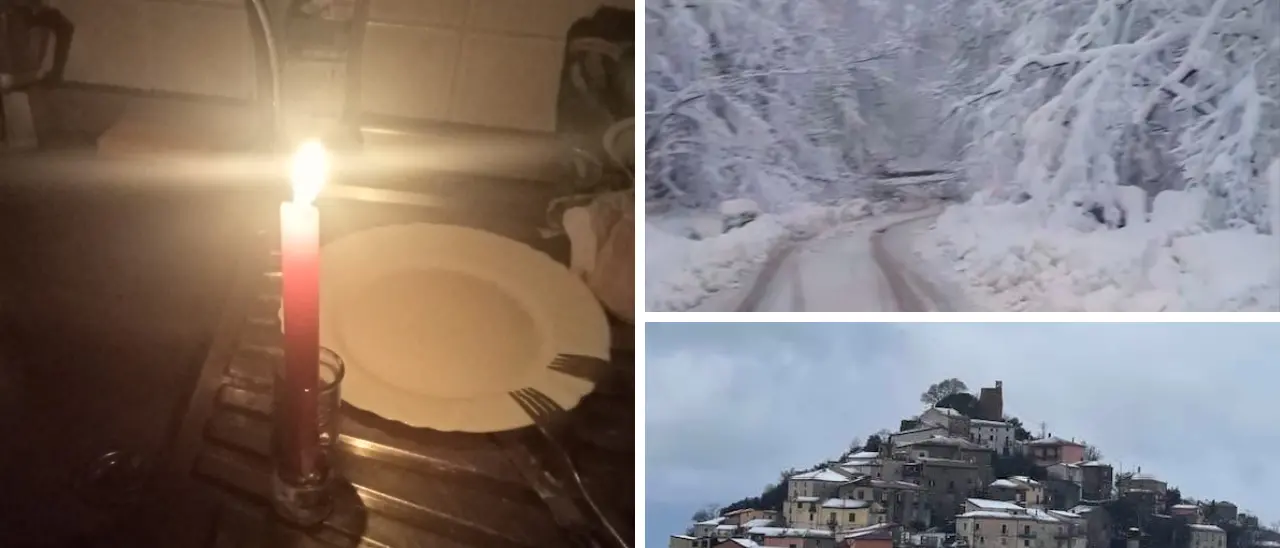 Acri nella morsa del maltempo: blackout e disagi per neve e mancanza d'acqua