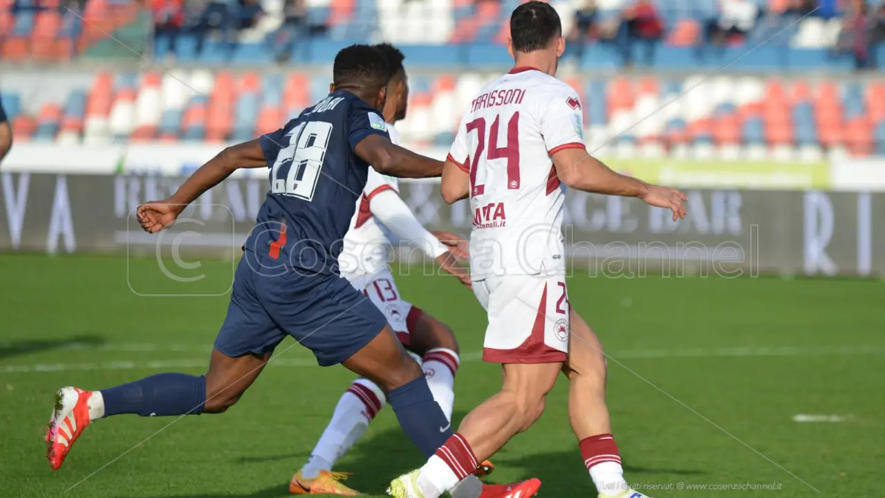 Cosenza-Cittadella 0-1, il tabellino della partita