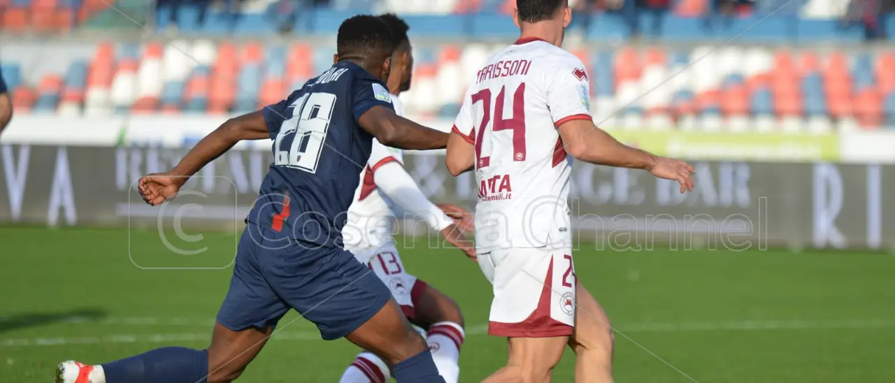 Cosenza-Cittadella 0-1, il tabellino della partita