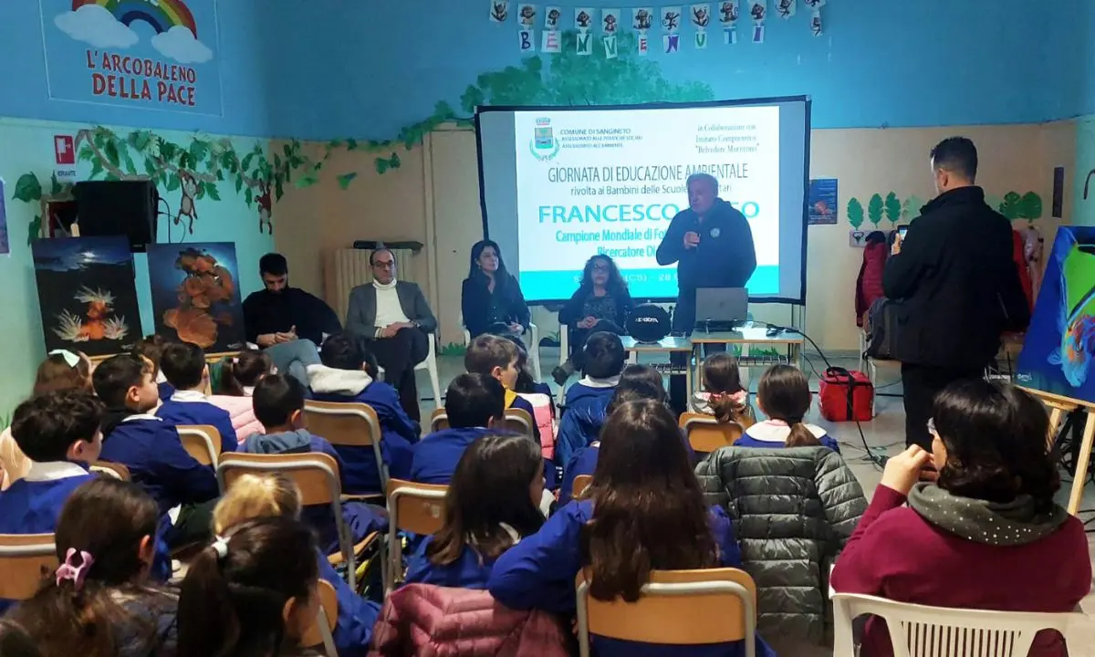 Mare da proteggere, progetto di educazione ambientale a Sangineto