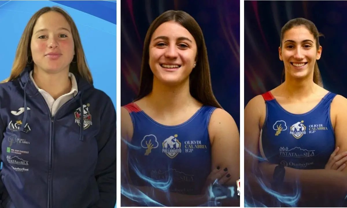 Pallanuoto femminile, tre atlete nella Smile Cosenza in nazionale