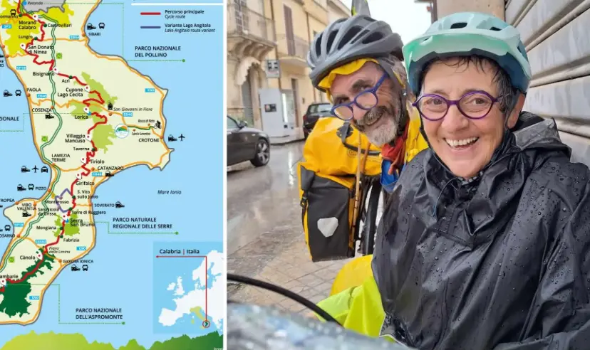 SOS alloggio per due ciclisti francesi. La Calabria risponde con calore