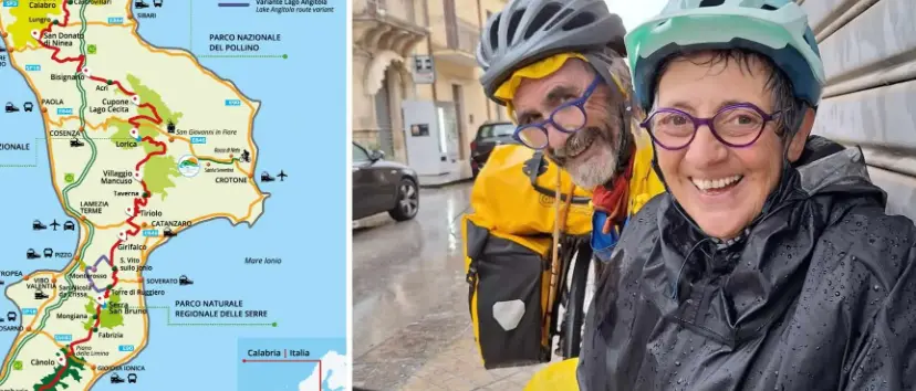 SOS alloggio per due ciclisti francesi. La Calabria risponde con calore