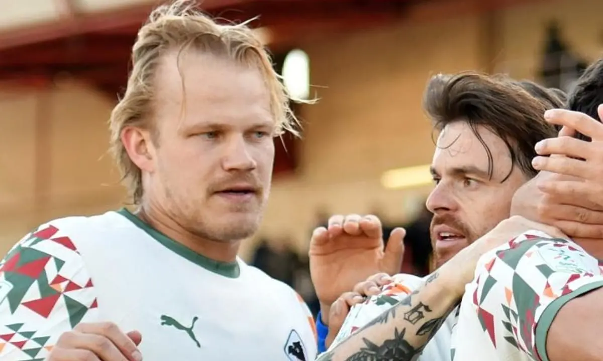 Cosenza-Palermo: Pohjanpalo esce tra gli applausi della tribuna rossoblù