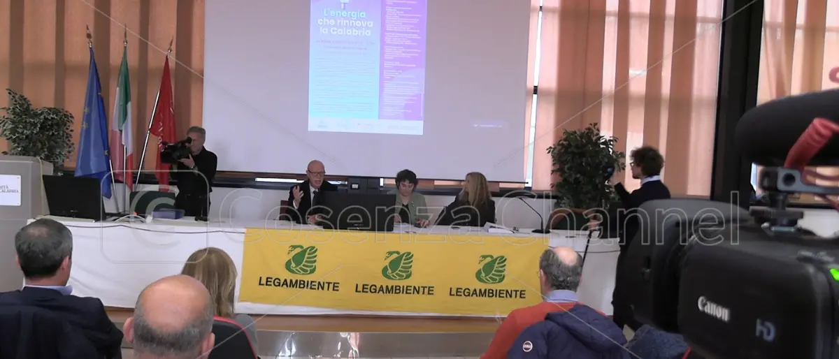 All'Unical con Legambiente si discute di energie rinnovabili in Calabria
