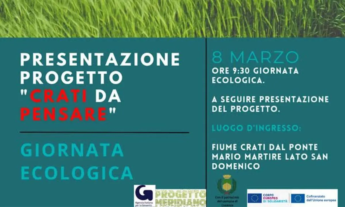 Crati da pensare, al via a Cosenza un progetto per scuole e associazioni