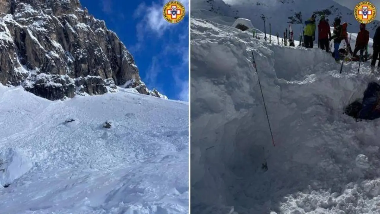 Valanga a Cortina, morti due dei tre scialpinisti travolti