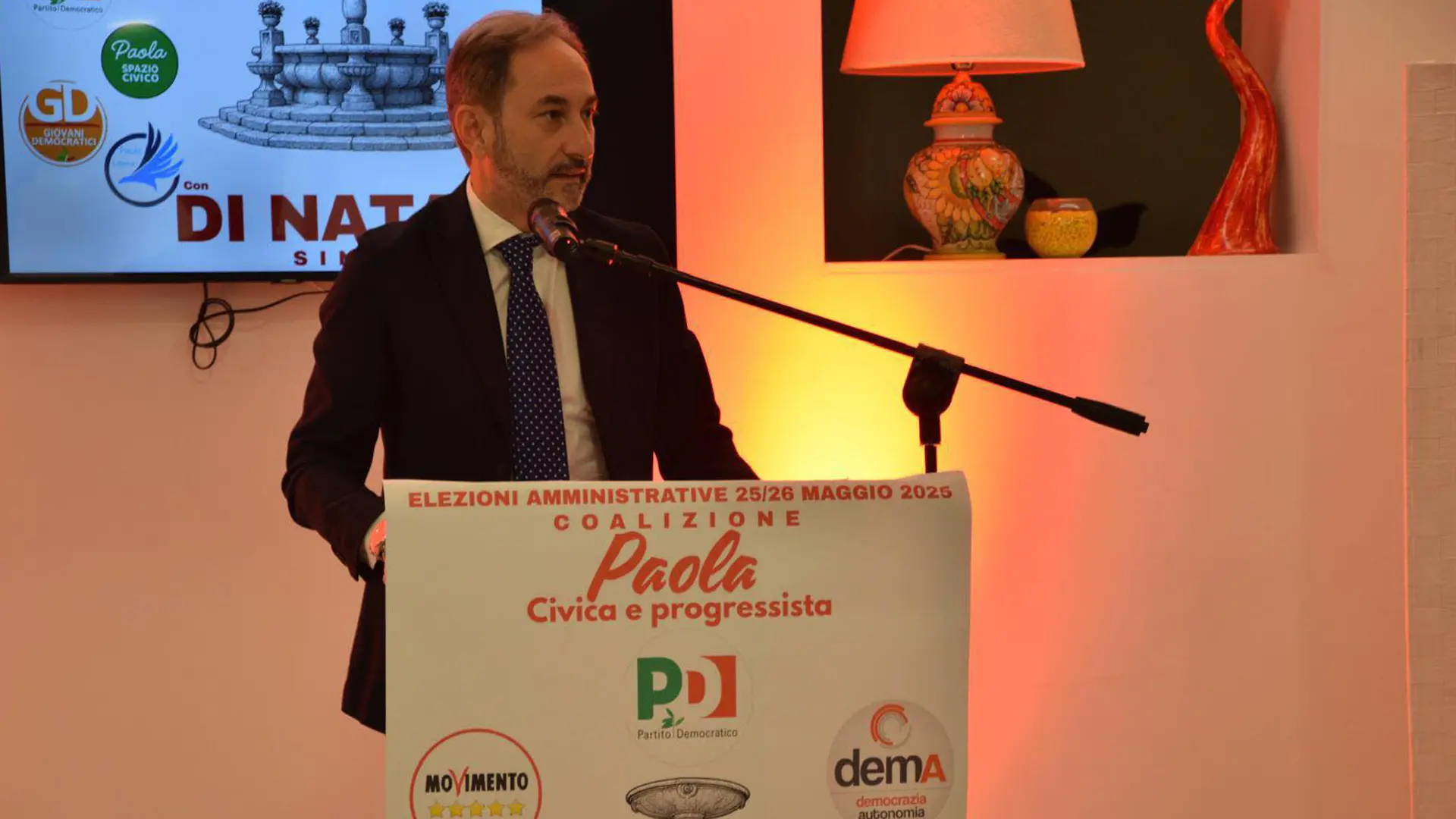 Elezioni Paola, Di Natale lancia la sua campagna elettorale: «Con noi il Colonnello Grazioli»