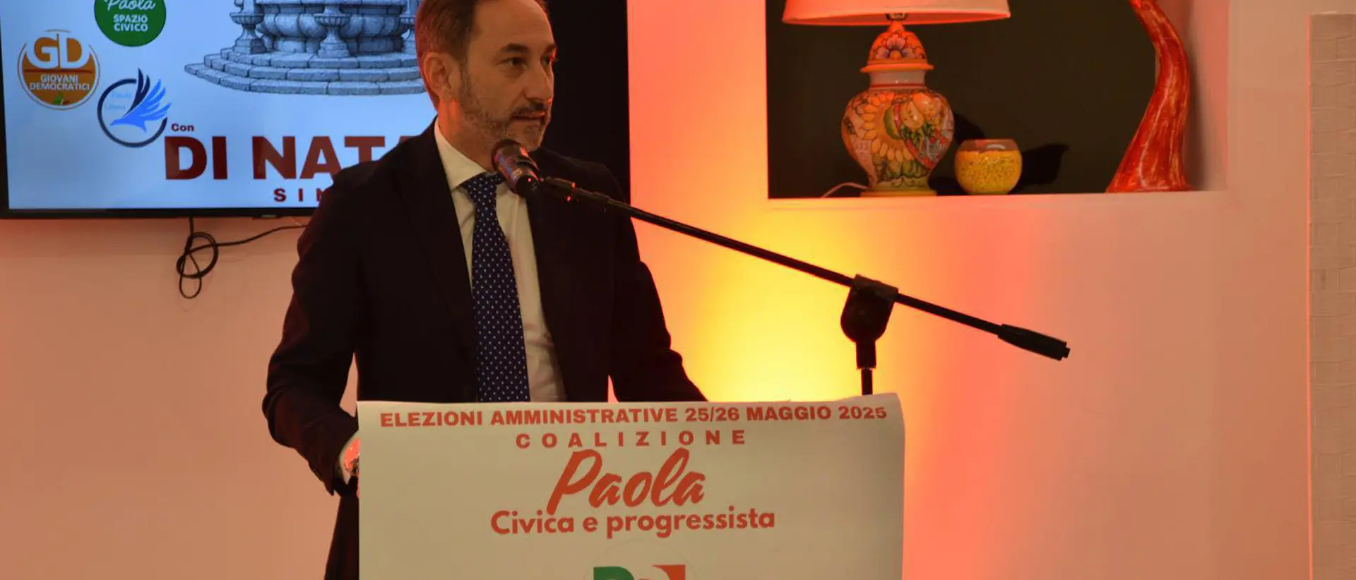 Elezioni Paola, Di Natale lancia la sua campagna elettorale: «Con noi il Colonnello Grazioli»