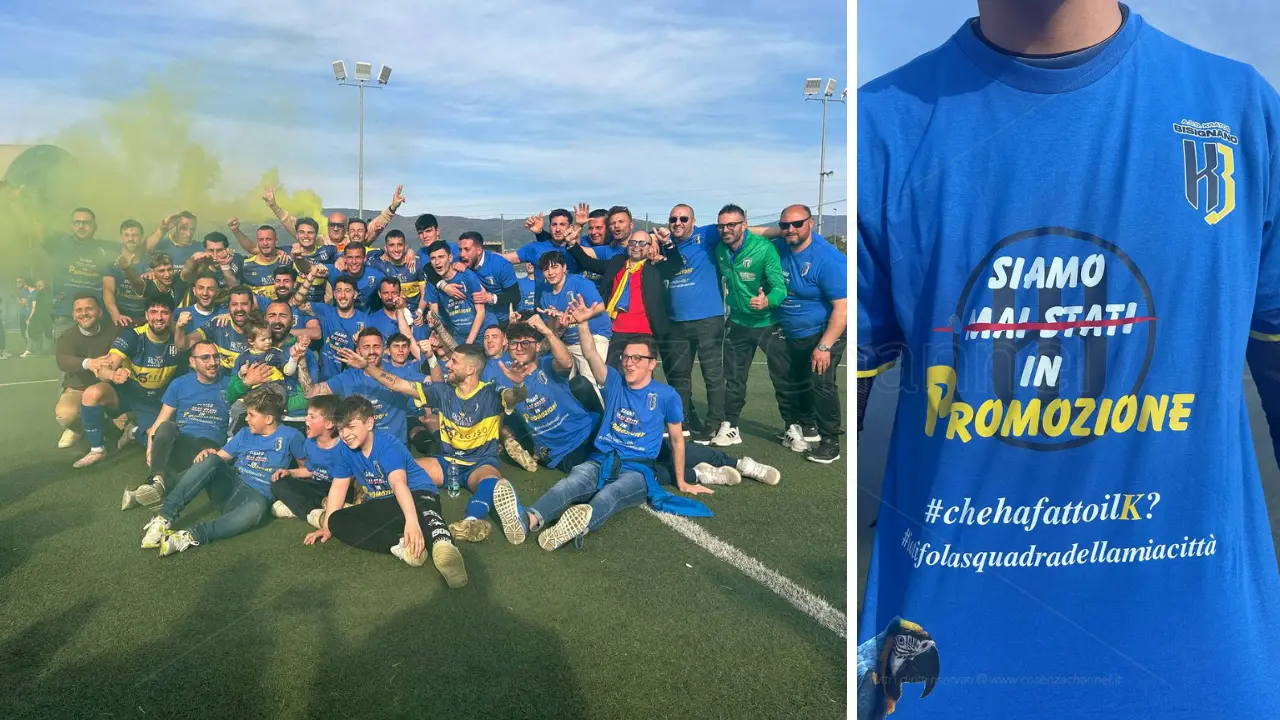 Kratos Bisignano in Promozione, la soddisfazione del sindaco Fucile: «Siete nella storia»